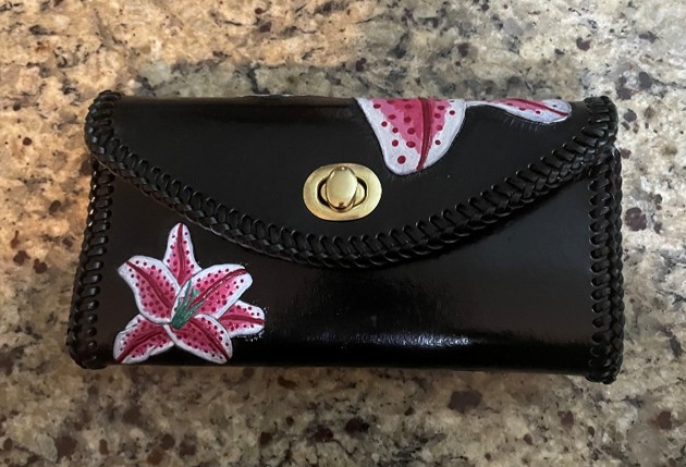 Designed & Tooled Leather Wallet Cover